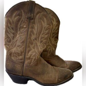 Laredo Tan Western Boots- Men's 9.5D